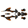 ktm sxe5 graphics kit 2020-2024 twitch series orange