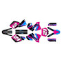 ktm 125sx graphics kit 2001-2002 orange-crew series magenta