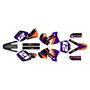 ktm 200sx graphics kit 2001-2002 orange-crew series purple