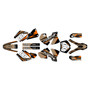 KTM KTM 125SX, 200SX, 250SX & 380SX graphics kit 2001-2002 rugged series tan