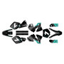 ktm 400sx graphics kit 2001-2002 bolt series teal