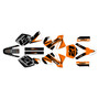 ktm 380sx graphics kit 2001-2002 orange-crew series orange