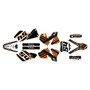 ktm 400sx graphics kit 2001-2002 split series orange