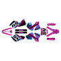KTM 400SX, 520SX & 525SX graphics  kit 2001-2002 split series magenta