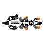 KTM 125SX, 200SX & 250SX graphics kit 2003-2004 bolt series orange