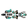 ktm 200sx graphics kit 2003-2004 screech series teal