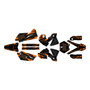 ktm 400exc graphics kit 2004 twitch series orange