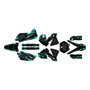 ktm 400exc graphics kit 2004 twitch series teal