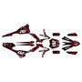 beta xtrainer250 & 300 graphics kit 2020-2022 core series red