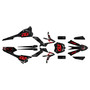 beta xtrainer250 & 300 graphics kit 2020-2022 core series red-shift