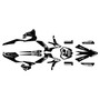 beta xtrainer250 & 300 graphics kit 2020-2022 flight series white