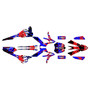 beta xtrainer250 & 300 graphics kit 2020-2022 thunder series red