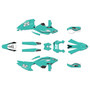 beta 250-450rx graphics kit 2025-2026 ominous series teal