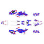 beta 450rr graphics kit 2025-2026 whiplash series blue