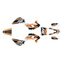 kayo tt140 graphics kit 2021-2026 coil series orange