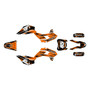 kayo tt125 graphics kit 2021-2026 guard series orange