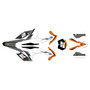 ktm 450sxf graphics kit 2015 razor series orange