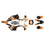 KTM 125SX, 150SX & 250SX graphics kit 2015 turbo series orange