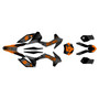 KTM 250SX-F, 350SX-F & 450SX-F graphics kit 2015 turbo series orange-shift
