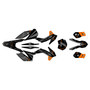 KTM 250XC-F, 350XC-F & 450XC-F graphics kit 2015 bold series orange