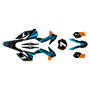 KTM 250XC-F, 350XC-F & 450XC-F graphics kit 2015 bold series cyan