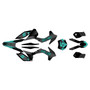 KTM 250XC-F, 350XC-F & 450XC-F graphics kit 2015 turbo series teal-shift