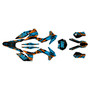 ktm 150xc graphics kit 2015-2016 twitch series cyan