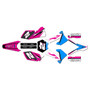 KTM 125SX, 200SX & 250SX graphics kit 2005-2006 razor series magenta