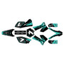 KTM 125EXC 200EXC 250EXC 300EXC graphics kit 2005-2007 bold series teal