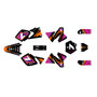 ktm 200sx graphics kit 1998-2000 bold series purple