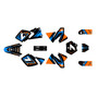 ktm 380sx graphics kit 1998-2000 bold series cyan