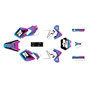 KTM 125SX, 250SX & 380SX graphics kit 1998-2000 razor series magenta