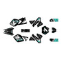 ktm 300exc graphics kit 1998-2000 bold series teal
