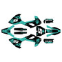 husqvarna tc65 graphics kit 2016-2023 night series teal