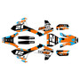 husqvarna tc65 graphics kit 2016-2023 splash series orange