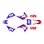 kayo td125 graphics kit 2021-2023 jawbreaker series red