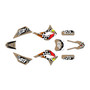 kayo td125 graphics kit 2021-2023 pecker series tan