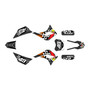 kayo td125 graphics kit 2021-2023 pecker series smoke