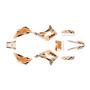 kayo td125 graphics kit 2021-2023 twitch series orange-shift