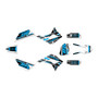 kayo td125 graphics kit 2021-2023 warrior series cyan