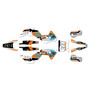 husqvarna tc65 graphics kit 2024-2026 surfsup series orange