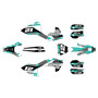 husqvarna tc85 graphics kit 2023-2024 masquerade series teal