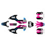 husqvarna tc50 graphics kit 2019-2023 fatality series magenta