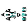 husqvarna tc50 graphics kit 2019-2023 fatality series teal