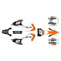 husqvarna tc50 graphics kit 2019-2023 razor series orange