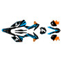 KTM 125SX, 150SX & 250SX graphics kit 2013-2014 bold series cyan
