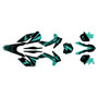 ktm 125sx graphics kit 2013-2014 bold series teal-shift