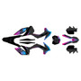 KTM 250SX-F, 350SX-F & 450SX-F graphics kit 2013-2014 razor series magenta-shift