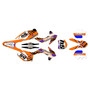 KTM 250SX-F, 350SX-F & 450SX-F graphics kit 2013-2014 split series orange