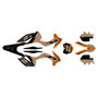 ktm 250xcf graphics kit 2013-2014 razor series tan